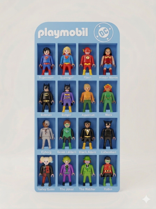 Estante para Playmobil DC