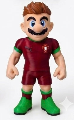 Estátua Colecionável Mario Jogador de Futebol – Edição Especial Mundial 2026