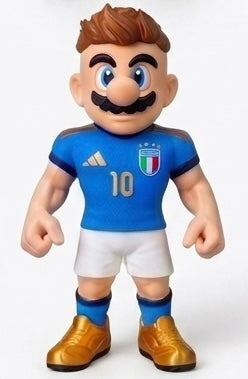 Estátua Colecionável Mario Jogador de Futebol – Edição Especial Mundial 2026