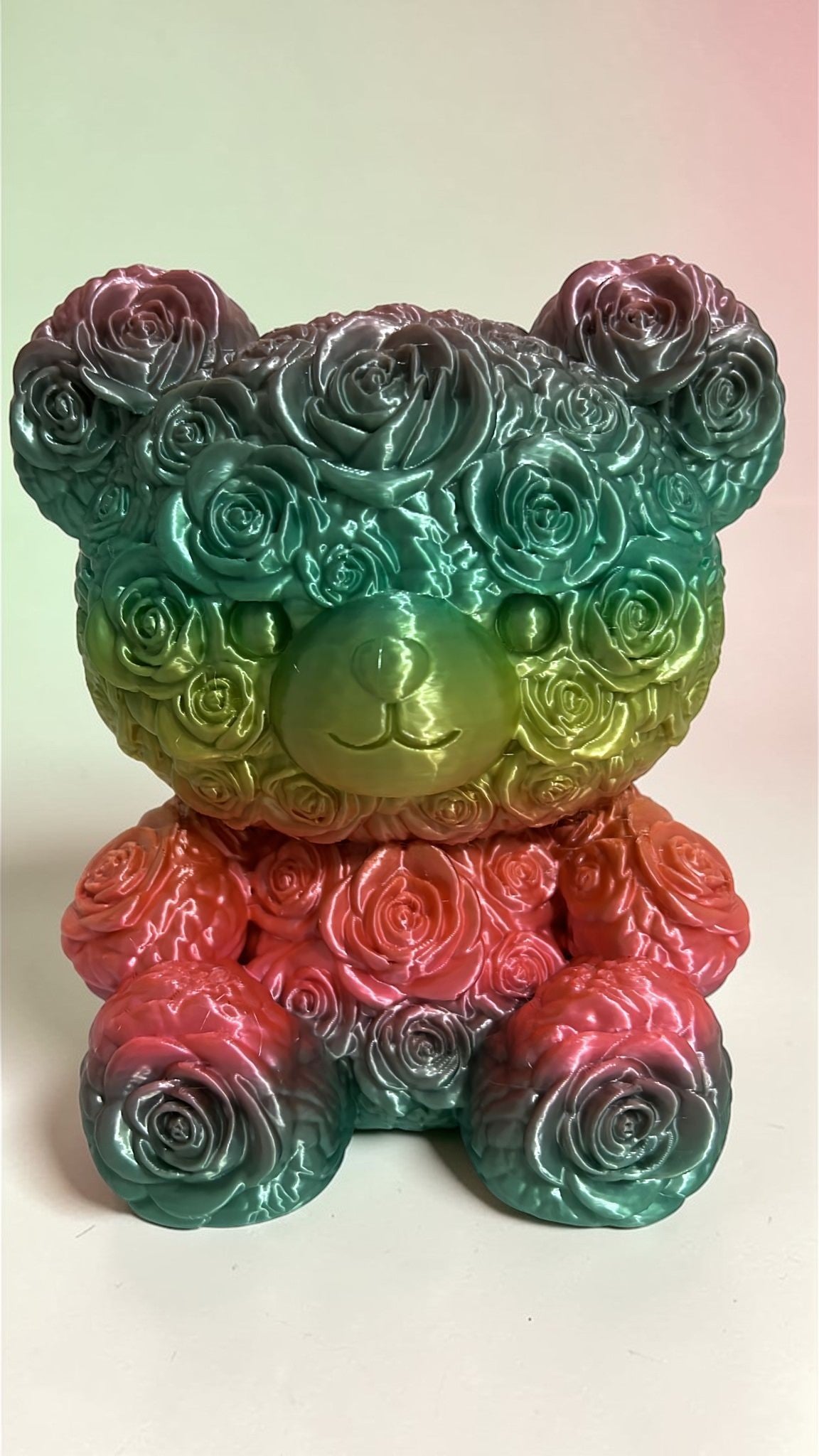 🌈🧸 Ursinho Arco-Íris em 3D – Magia que brilha! 🧸🌈